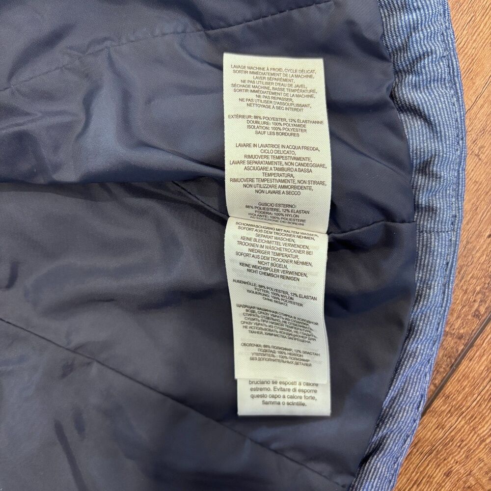 Columbia Outdoor Gorpcore Work Womens XS Blue Quilted Striped Puffer Vest EUC - Picture 8 of 11